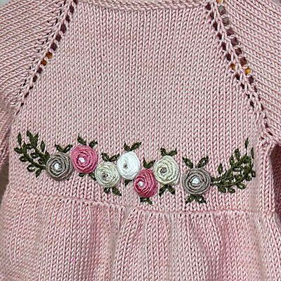 Premium „Vintage Stickerei Ballon“ Strampler Natur Premium „Vintage Stickerei Ballon“ Strampler Natur