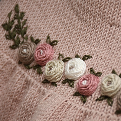 Premium „Vintage Stickerei Ballon“ Strampler Rosa Premium „Vintage Stickerei Ballon“ Strampler Rosa